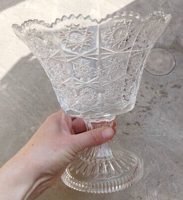 Quruducular: XRUSTAL konfet qabları Ayaqlı - 35 AZN Ayaqsız - 25 AZN Dəst — 2