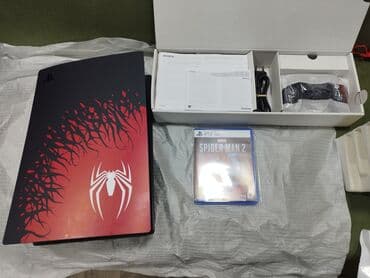 детская футболка с человеком пауком: PlayStation 5 Spiderman edition bir pult ve diski var. 1 həftə — 3