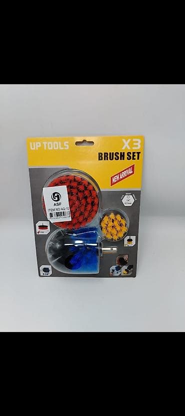 UP TOOLS X3 Brush Set – elektrikli matkap üçün fırça dəsti - 3 ədəd