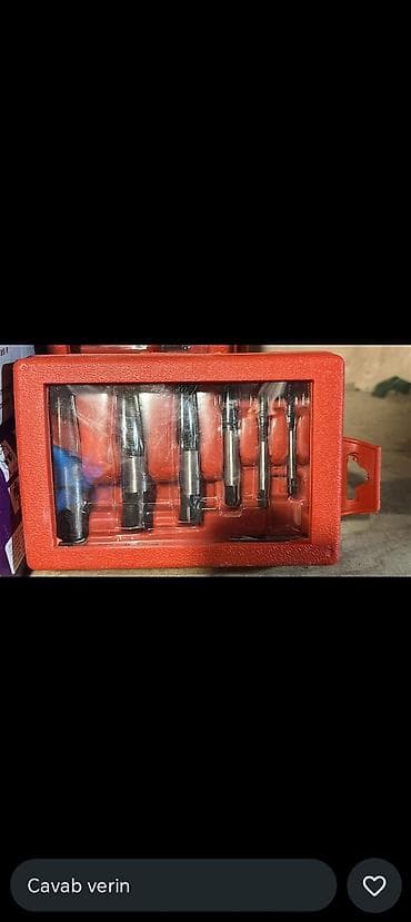 Qırılmış/çəp vint və boltların çıxarılması üçün 6-parça ekstraktor