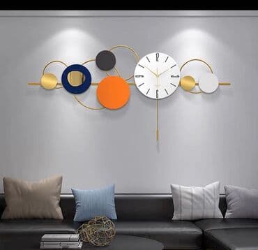 divar saatlari 2019: Divar Saatı Material: Dəmir Uzunluğu: 110 sm Eni: 48 sm Ölkə daxili — 3