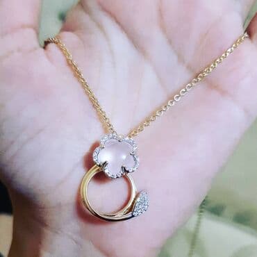 qaş sabitləyici: Boyunbağı, Sarı qızıl, 585 Əyar, 5300 g — 2