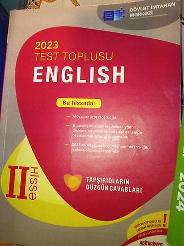 Dim test toplulari, az dili qayda kitabi guven, ingilis dili nergiz