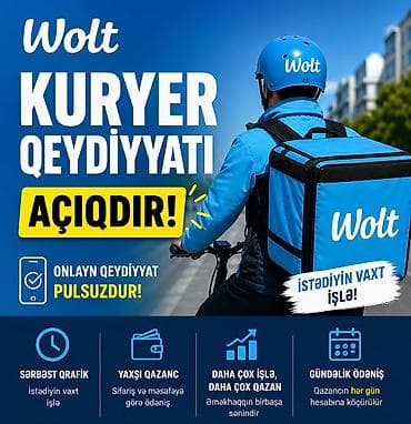 trendyol kuryer: Sürücü-kuryer tələb olunur, Şəxsi nəqliyyat vasitəsi ilə, Gündəlik ödəniş, 1 ildən az təcrübə — 1