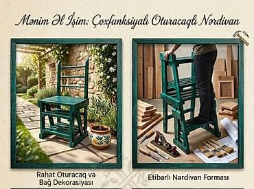 nərdivanlar: Oturacaq nərdivan — 2