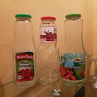tecili generator satıram: Şüşə 1 Litrlik Aroma kampot Butulkaları. Qiyməti 1 ədədi 0.55 qəpik — 1