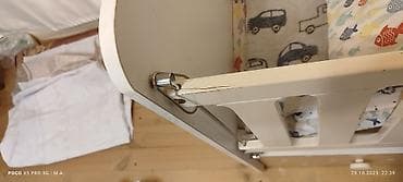 ağ uşaq çarpayısı: Oğlan və qız üçün, İşlənmiş, Dördbucaq, Beşik, Dəstsiz, Matrassız, Yellənmə mexanizmsiz — 2