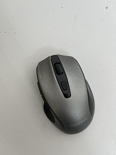 Modemlər və şəbəkə avadanlıqları: Classone simsiz kompüter siçanı - Rəng: gümüşü/qara - Ergonomik — 2
