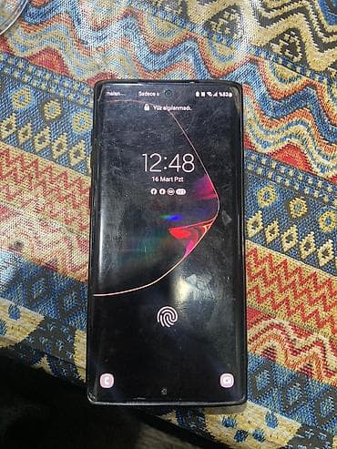 Samsung Note 10, rəng - Qara, Barmaq izi