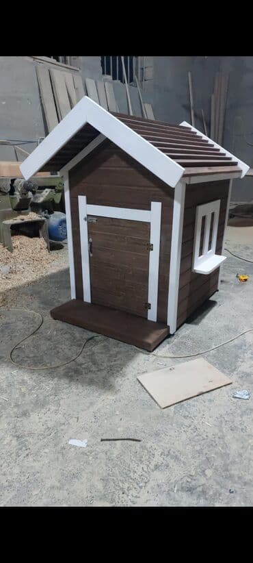 sort itler: Məhsul: Taxta it evi - Material: Keyfiyyətli taxta panellər, möhkəm — 1