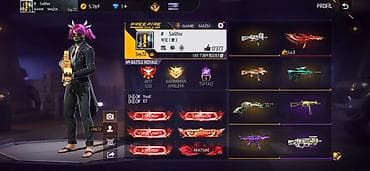 Free Fire MAX hesabı satılır – yüksək səviyyəli, zəngin kolleksiya və