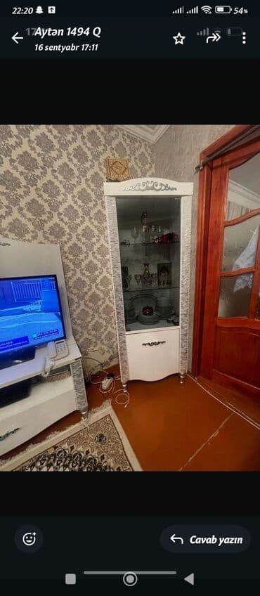 белый офисный стол: ‼️ENDİRİM ‼️ Qonaq dəsti təcili satılır əla vəziyyətdə dəst şəkildə — 3