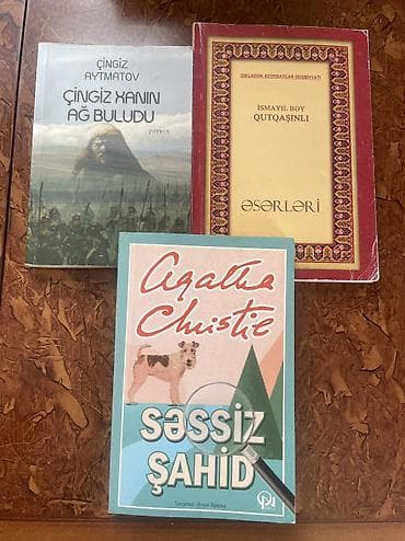 tar: Satılır: 3 kitabdan ibarət dəst - Çingiz Aytmatov — “Çingiz xanın ağ — 1