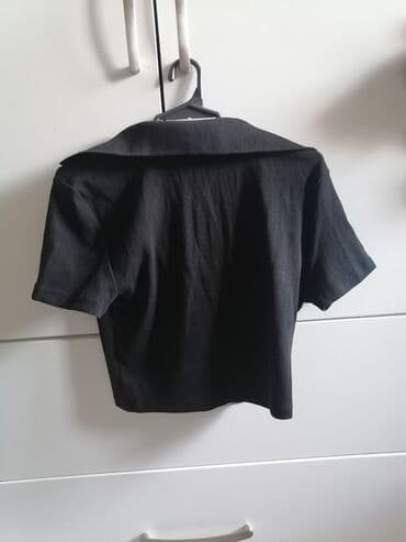 sort: ANCAQ REAL ALICILAR YAZSIN. Zara qısa top – qara crop - Ölçü: EUR M — 3