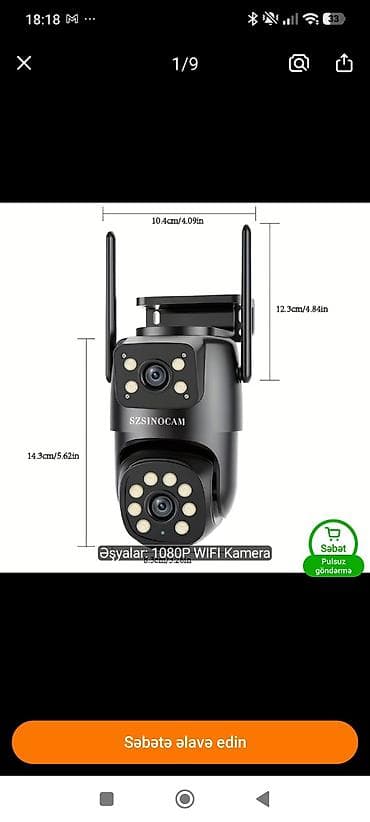note 14 pro: Outdoor & Indoor Security WiFi Kamera – SZSINOCAM - 1080P HD — 2