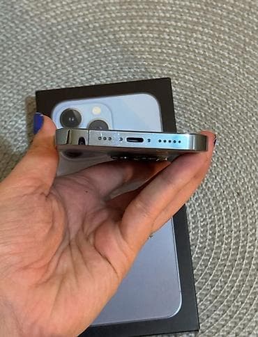 iphone 3: IPhone 13 Pro, 256 GB, Sierra Blue, Zəmanət, Kredit, Simsiz şarj — 3