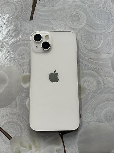 iphone 4 qiyməti: IPhone 13, 128 GB, Ağ, Face ID — 1