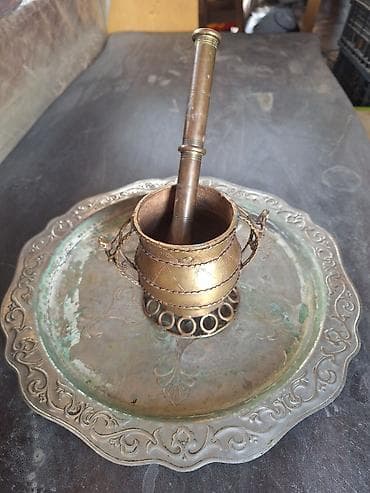 mis samovarlar: Həvəngdəstə, 1 il, Mis — 4