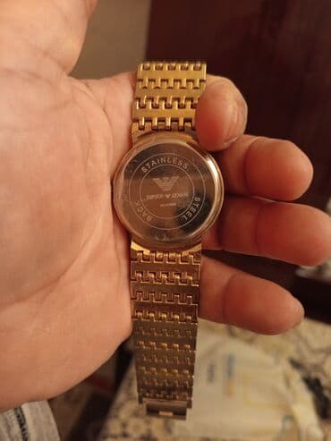 shock elixir qiymeti: Qol saatı, Emporio Armani, rəng - Qızılı — 6