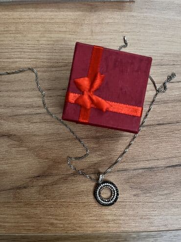 qolbaq gumuş: Boyunbağı, Gümüş, Pulsuz çatdırılma — 1