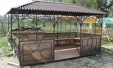 icare cay evi: Metall karkaslı bağ besedkaları – dizayn və istehsal Məhsulun — 10