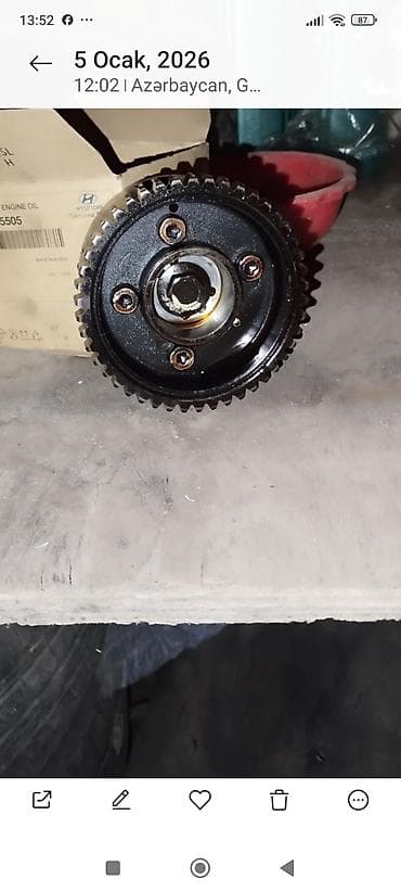 Raspredvallar: Məhsul: VVT-i eksantrik uclu dişli (faza dəyişdirici).Hunday i30-Kia — 2