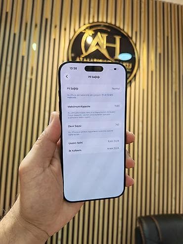 apple watch ultra 1: IPhone 16 Pro Max, 256 GB, Black Titanium, Zəmanət, Simsiz şarj, Face ID — 2