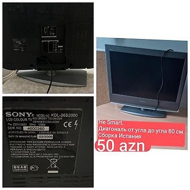 İşlənmiş Televizor Sony LCD Ünvandan götürmə
