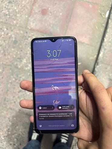 Мобильные телефоны и аксессуары: Redmi 9T seriyalı smartfon Ekranda çatlar var işləkdir başqa heç bir — 3