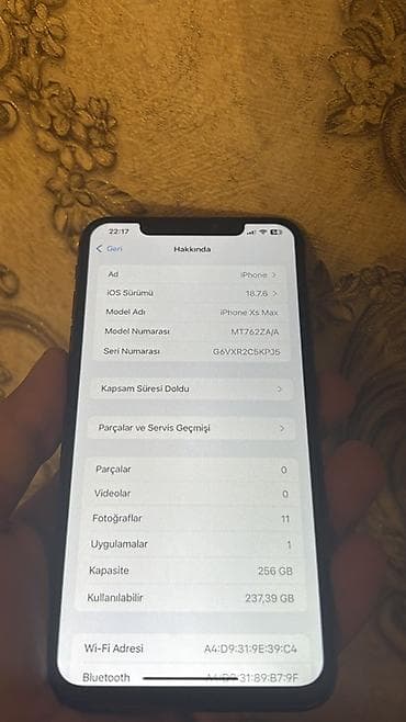 iphone x satiram: IPhone Xs Max, 256 GB, Qızılı, Face ID — 6