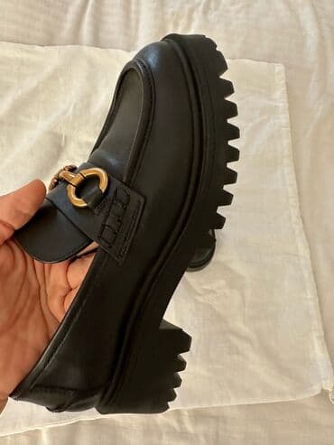 Makasin və loferlər: Ölçü: 36, rəng - Qara, İşlənmiş — 2