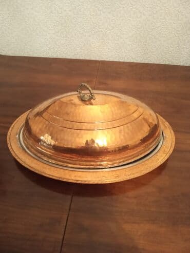 брендовая посуда: KARACA” ( поднос посуда) своя цена 150 манат
Новая — 1