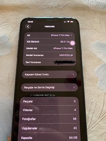 iphone 8s plus: IPhone 11 Pro Max, 64 GB, Matte Midnight Green, Face ID, Simsiz şarj, Sənədlərlə — 9