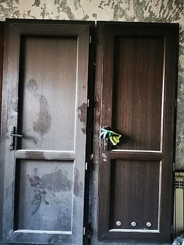 Məişət və ofis istifadəsi üçün iki ədəd daxili qapı dəsti. - — 2