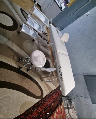 кушетка для массажа баку: Новый, Масажная кушетка, Складной, цвет - Белый — 1