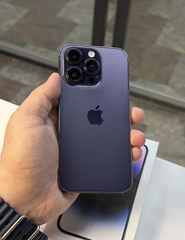 IPhone 14 Pro, 256 GB, Deep Purple, Zəmanət, Simsiz şarj, Face ID lalafo.az -da IPhone 14 Pro, 256 GB, Deep Purple, Zəmanət, Simsiz şarj, Face ID