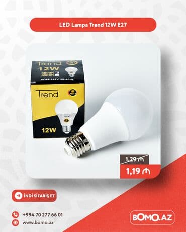 Metal məhsulları: Yeni, LED lampa — 1