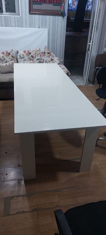 стол для конференций: Konfrans masası kurs ofislər üçün təmiz səliqəli ətrafına 10 nəfər — 6