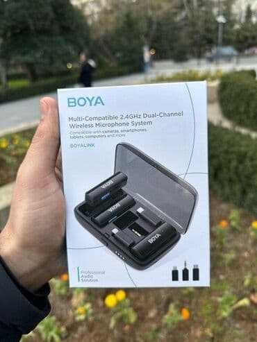 Fleytalar: Yaxa mikrofonu "BoyaLınk". 📌Boya brendindən Original Wireless (simsiz) — 2