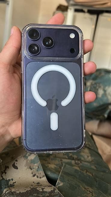 iphone kabel: IPhone 17 Pro Max, 1 TB, Deep Purple, Simsiz şarj — 1