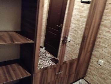 paltar qardirobu: 3 qapılı, Güzgülü, Qəhvəyi, Digər material, Açılan, Düz dolab — 4