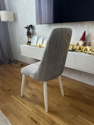 ustullar: Mətbəx üçün, Qatlanmayan, rəng - Boz Stul — 2