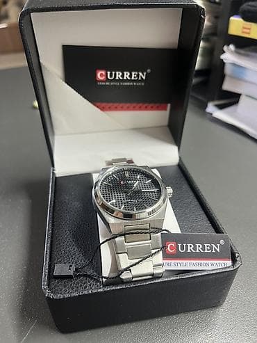 saat qolbaqlari: Qol saatı, Curren, rəng - Gümüşü — 3