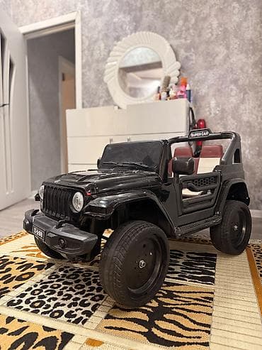 elekt: Uşaq üçün elektrikli SUV tipli akkumulyatorlu maşın - Korpus: qara — 2