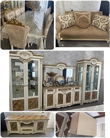 nejavika masa: İşlənmiş, Masa və oturacaqlar, Divan, Dolab, Kredit yoxdur, Türkiyə — 1