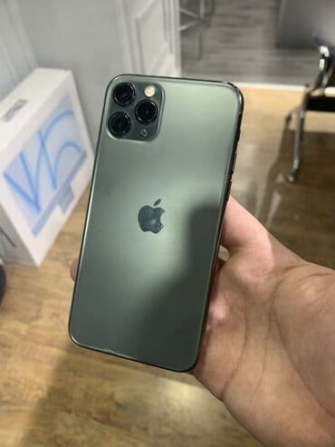 iphone 11 pro 2 ci əl: IPhone 11 Pro, 256 GB, Matte Midnight Green — 1