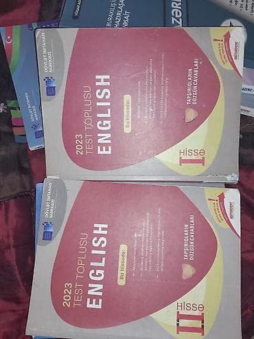 Məhsul: “English 2023 Test Toplusu” – Dövlət İmtahan Mərkəzi nəşri - lalafo.az -da Məhsul: “English 2023 Test Toplusu” – Dövlət İmtahan Mərkəzi nəşri -