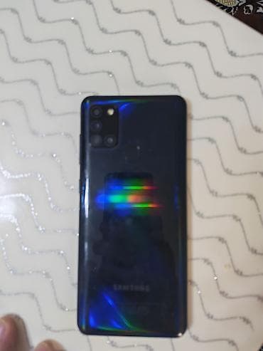 Samsung Galaxy A21S, rəng - Qara, Barmaq izi