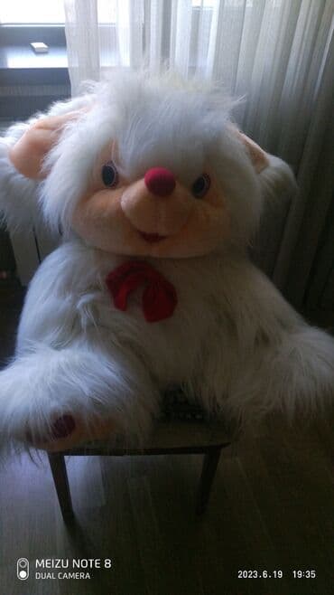 мягкая мебель: Большая мягкая игрушка, пушистая мышка. В отличном состояние.Размер — 2