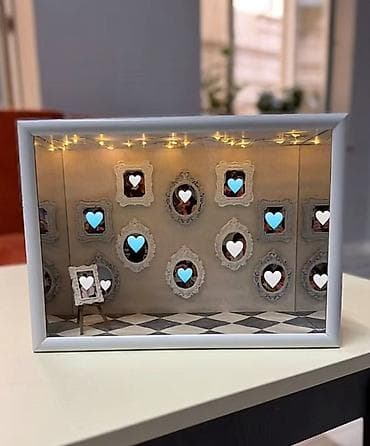 Çərçivə muzey A4 çərçivə Sifarişlə hazırlanır Qutunun içindəki mini